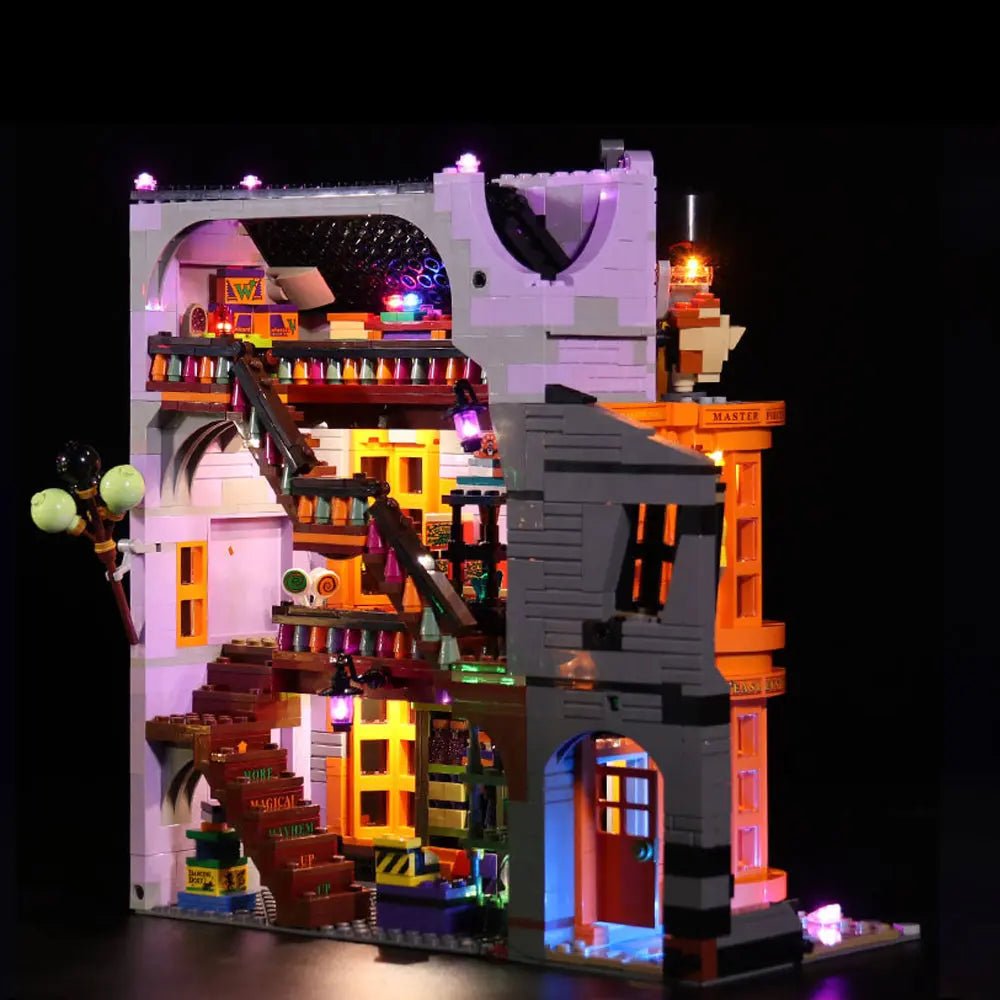 Light Kit for LEGO Harry Potter Diagon Alley 75978 - Bright My Bricks