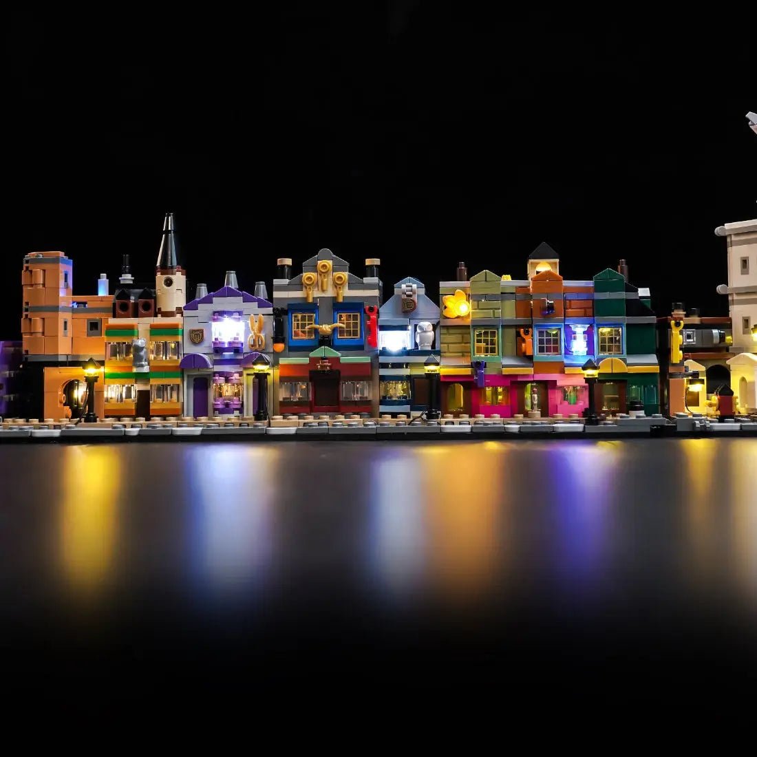 Light Kit for LEGO® Harry Potter™ Diagon Alley™: Wizarding Shops 76444 - Bright My Bricks
