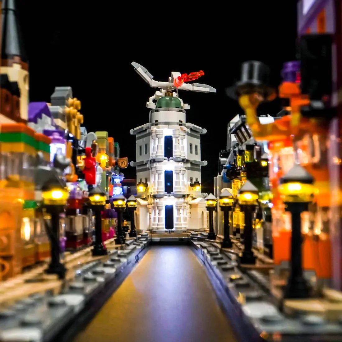 Light Kit for LEGO® Harry Potter™ Diagon Alley™: Wizarding Shops 76444 - Bright My Bricks