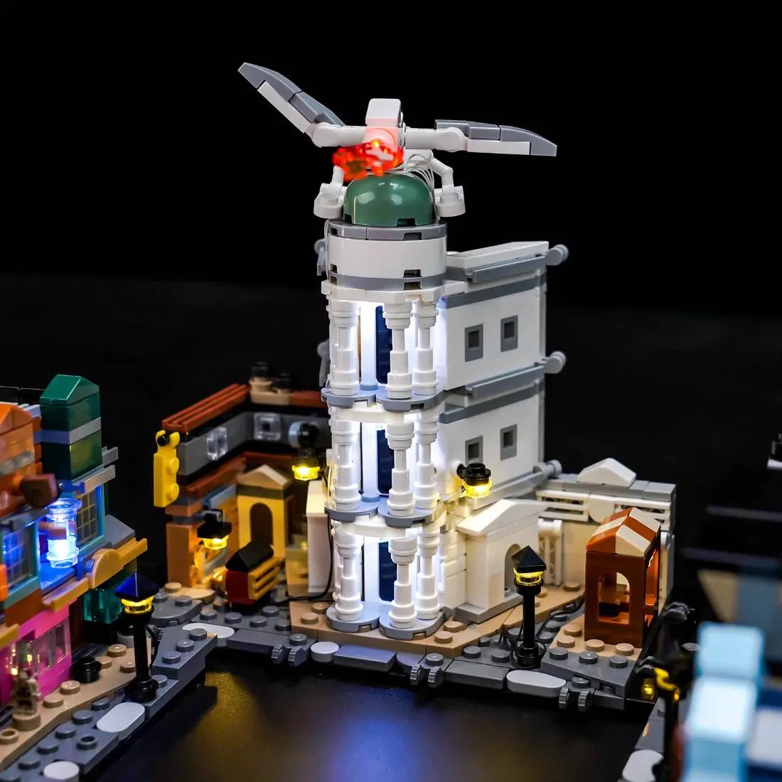Light Kit for LEGO® Harry Potter™ Diagon Alley™: Wizarding Shops 76444 - Bright My Bricks