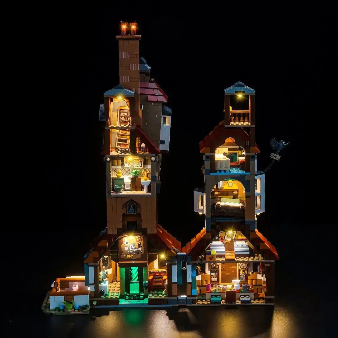 Light Kit for LEGO Harry Potter The Burrow – Collectors' Edition 76437 - Bright My Bricks