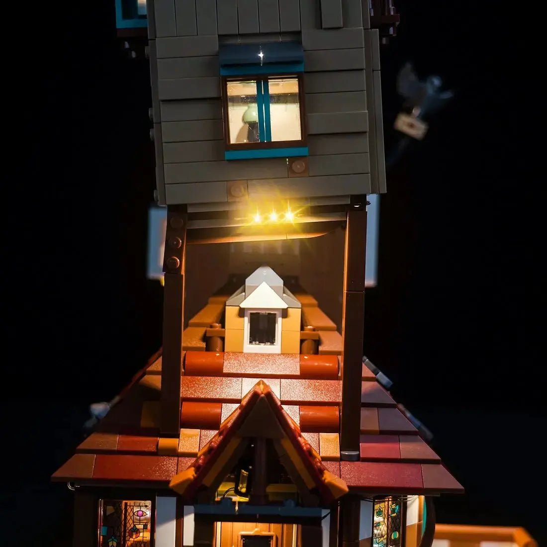 Light Kit for LEGO Harry Potter The Burrow – Collectors' Edition 76437 - Bright My Bricks