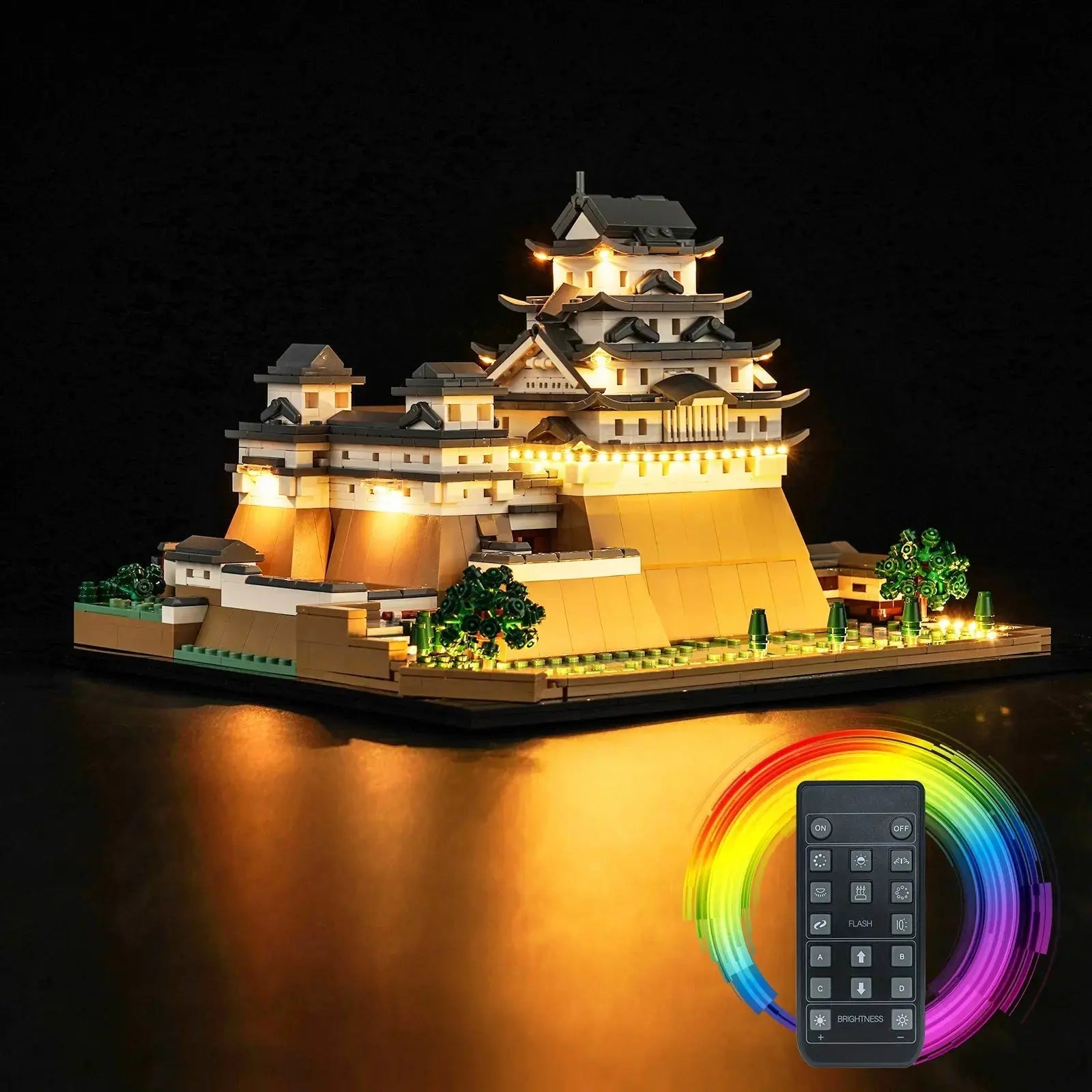 Light Kit for LEGO Himeji Castle 21060 - Bright My Bricks