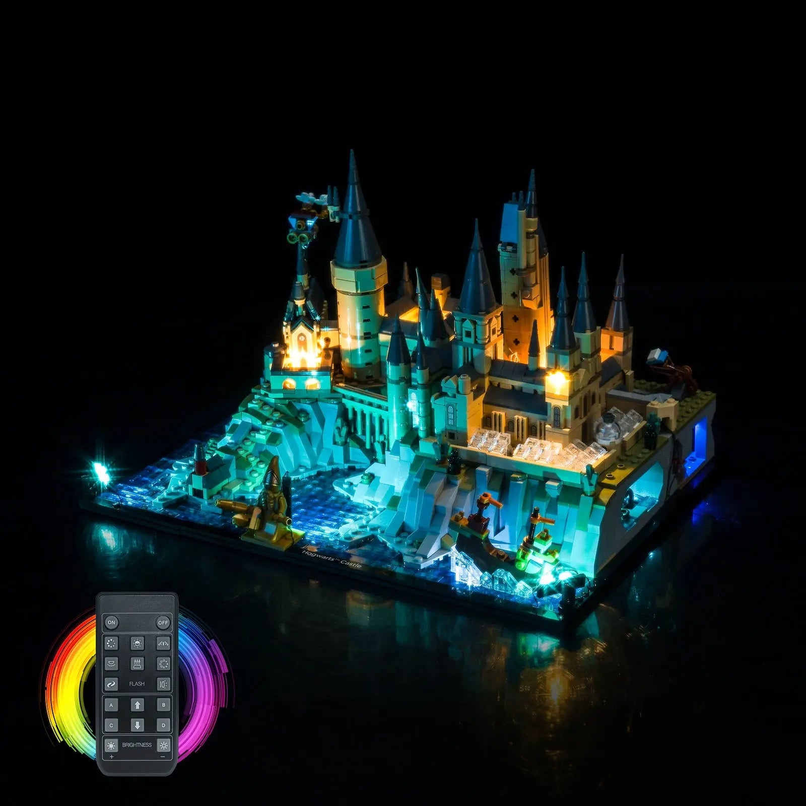 Light Kit for LEGO Hogwarts Castle and Grounds 76419 Upgrated - Bright My Bricks