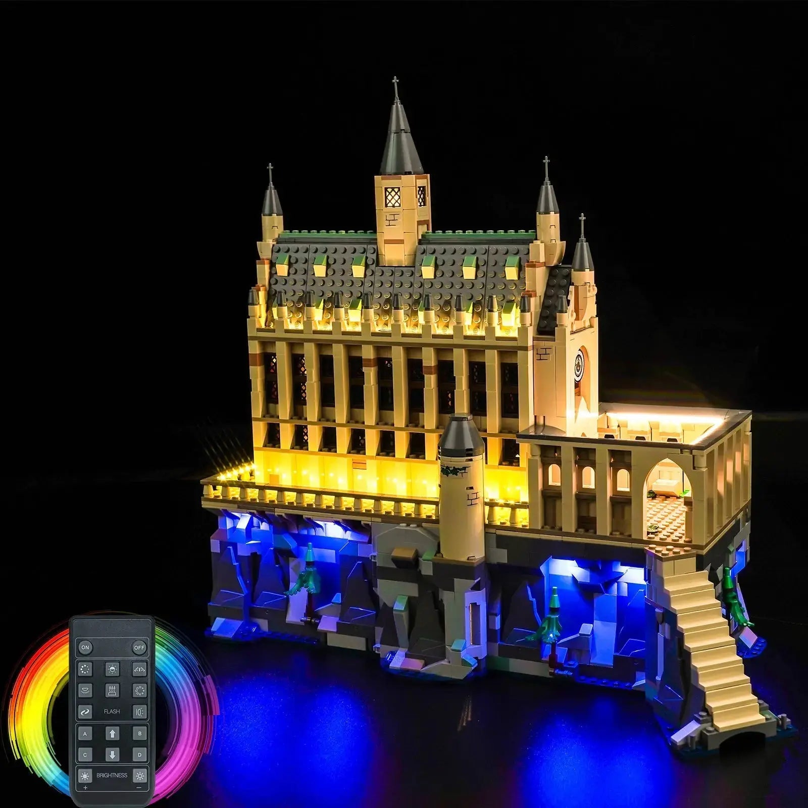 Light Kit for LEGO Hogwarts Castle: The Great Hall 76435 - Bright My Bricks
