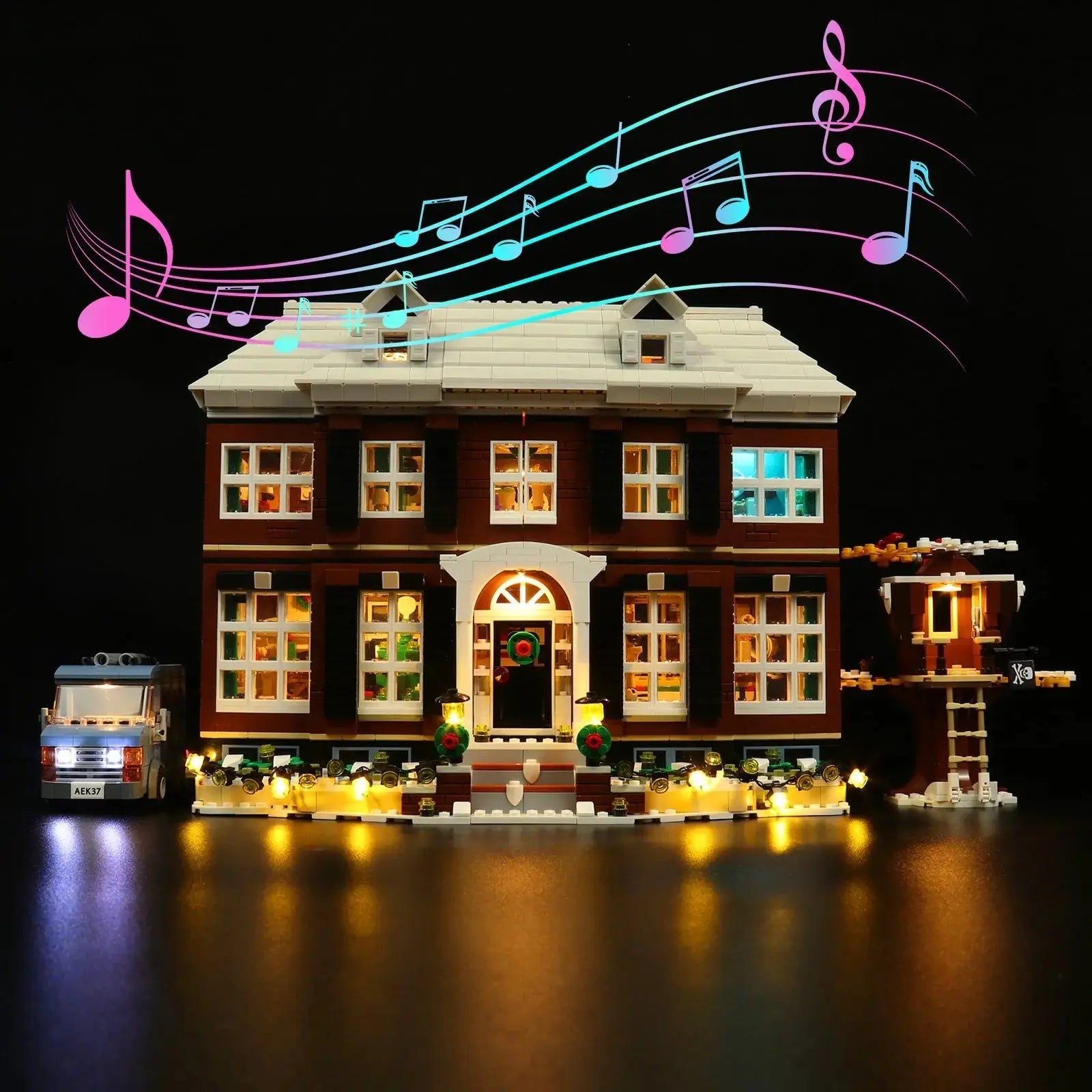 Light Kit for LEGO Home Alone 21330 - Bright My Bricks