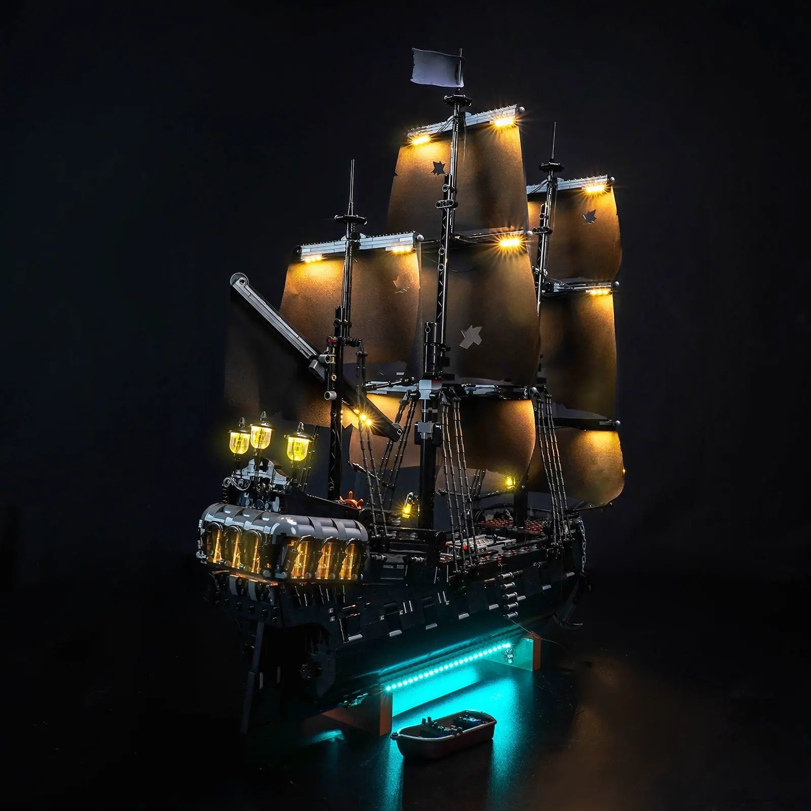 Kit d'éclairage pour LEGO® Icons Le bateau pirate du capitaine Jack Sparrow #10365