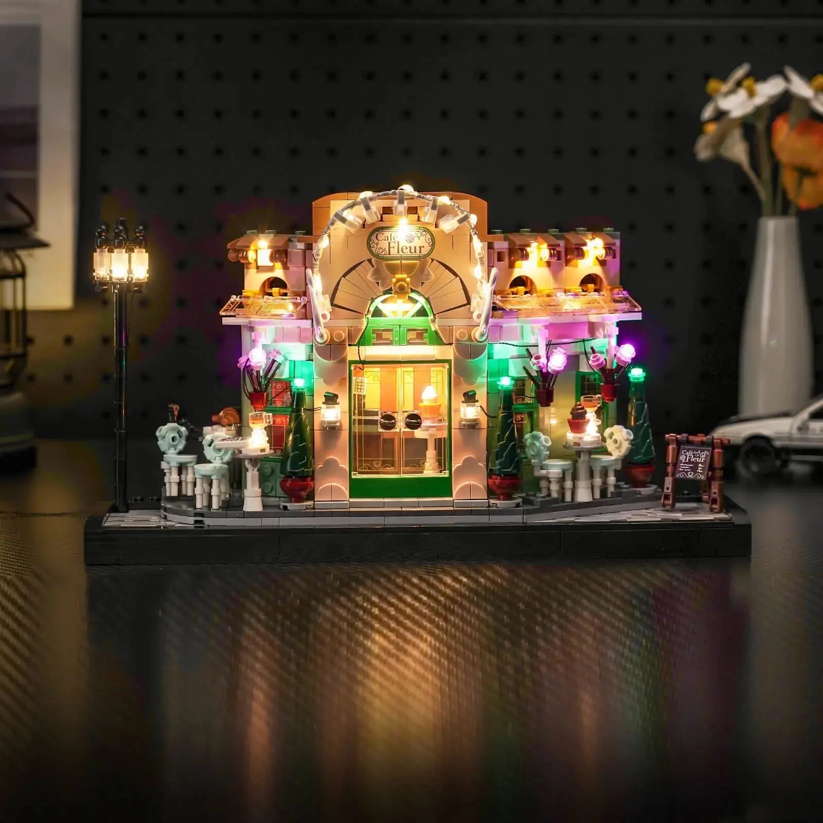 Light Kit for LEGO Icons French Café 10362 - Bright My Bricks