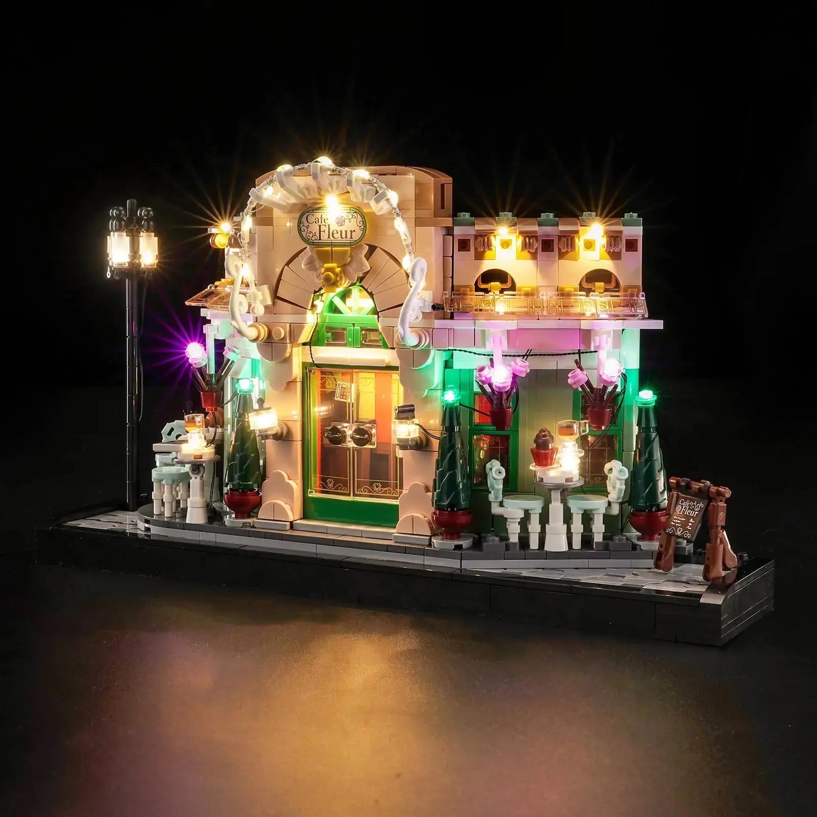Light Kit for LEGO Icons French Café 10362 - Bright My Bricks