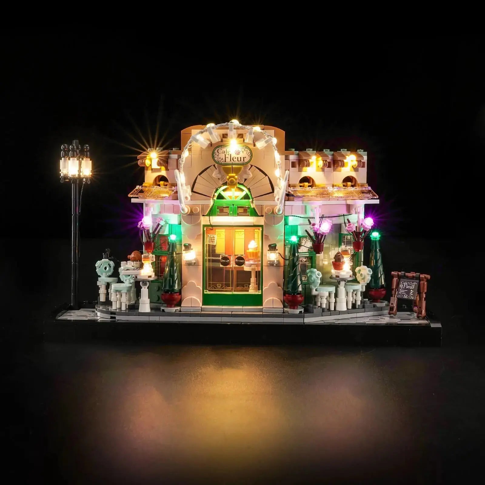 Light Kit for LEGO Icons French Café 10362 - Bright My Bricks
