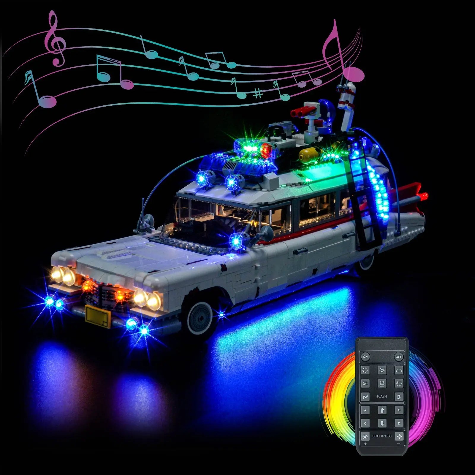 Light Kit for LEGO® Icons Ghostbusters™ ECTO - 1 10274 Upgraded Version - Bright My Bricks