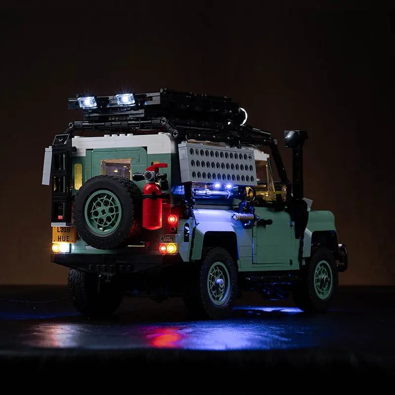 Light Kit for LEGO® Icons Land Rover Classic Defender 90 10317 - Bright My Bricks