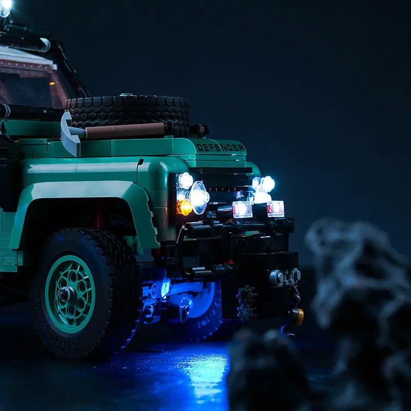 Light Kit for LEGO® Icons Land Rover Classic Defender 90 10317 - Bright My Bricks