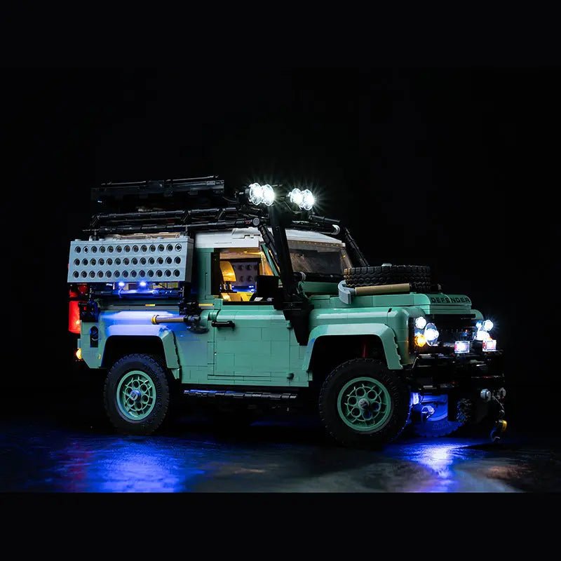 Light Kit for LEGO® Icons Land Rover Classic Defender 90 10317 - Bright My Bricks