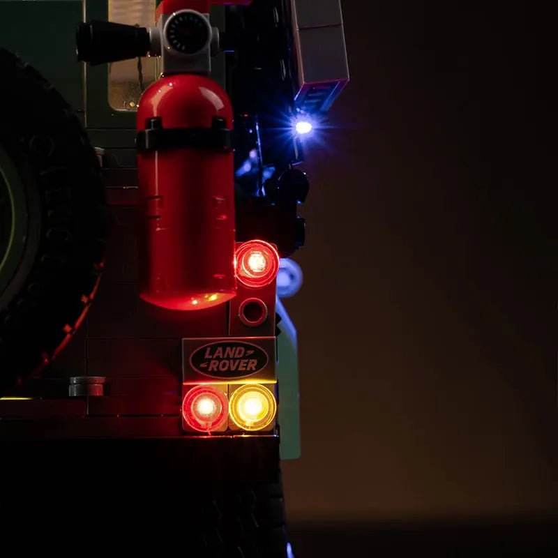 Light Kit for LEGO® Icons Land Rover Classic Defender 90 10317 - Bright My Bricks