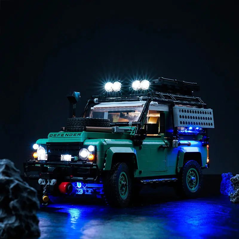 Light Kit for LEGO® Icons Land Rover Classic Defender 90 10317 - Bright My Bricks