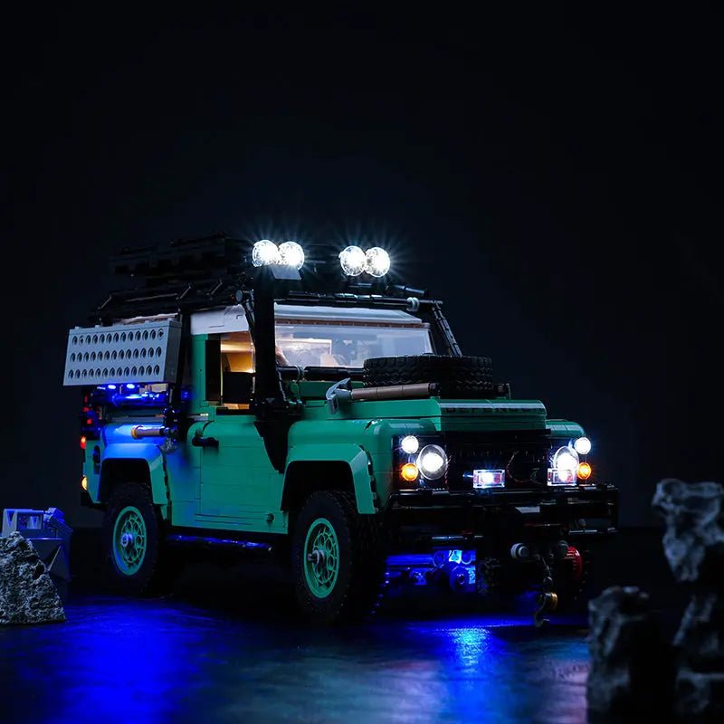 Light Kit for LEGO® Icons Land Rover Classic Defender 90 10317 - Bright My Bricks