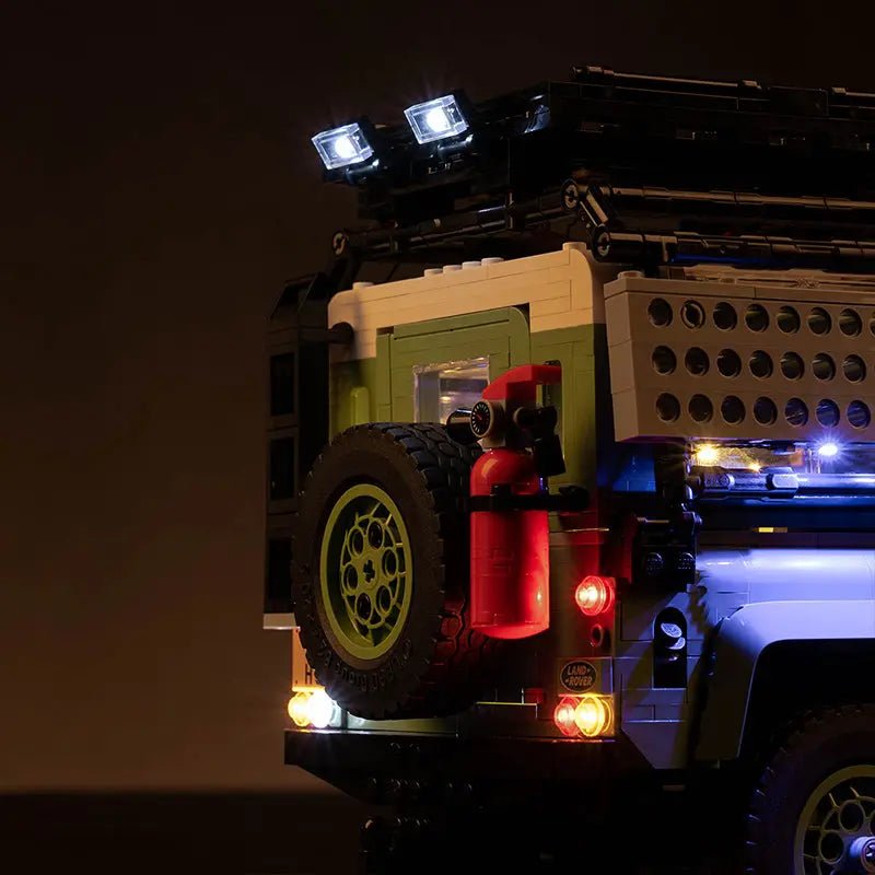 Light Kit for LEGO® Icons Land Rover Classic Defender 90 10317 - Bright My Bricks