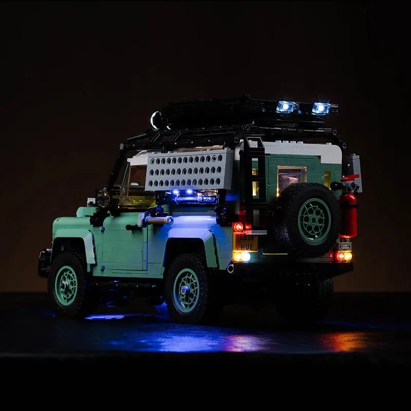 Light Kit for LEGO® Icons Land Rover Classic Defender 90 10317 - Bright My Bricks