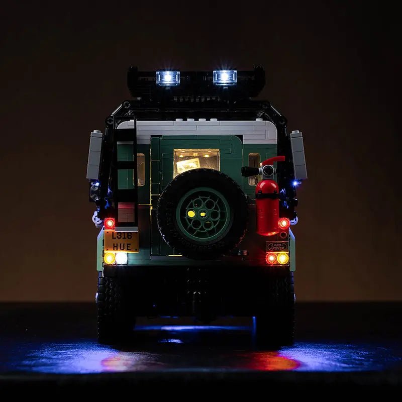 Light Kit for LEGO® Icons Land Rover Classic Defender 90 10317 - Bright My Bricks