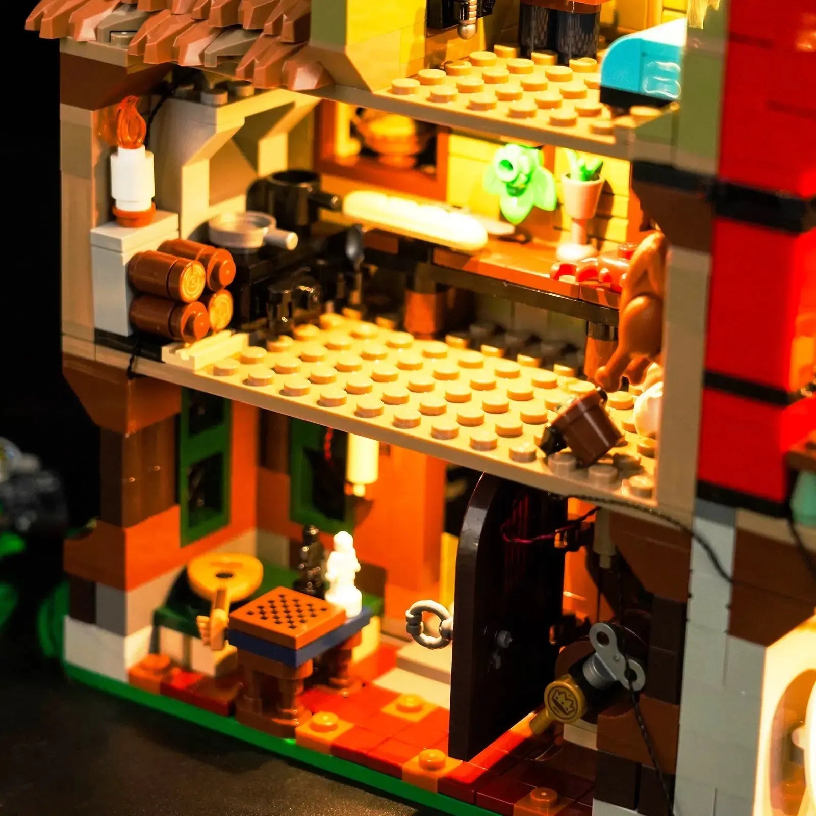 Light Kit for LEGO Icons Medieval Town Square 10332 - Bright My Bricks