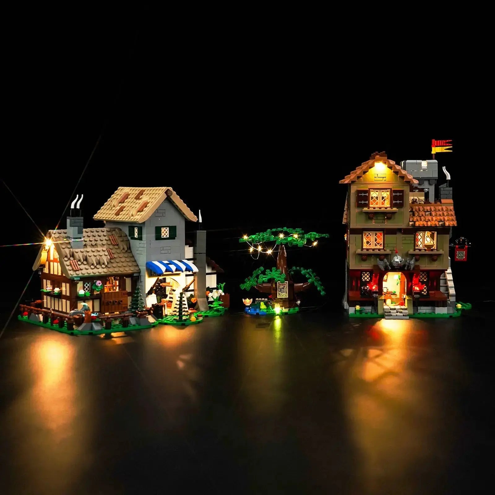 Light Kit for LEGO Icons Medieval Town Square 10332 - Bright My Bricks