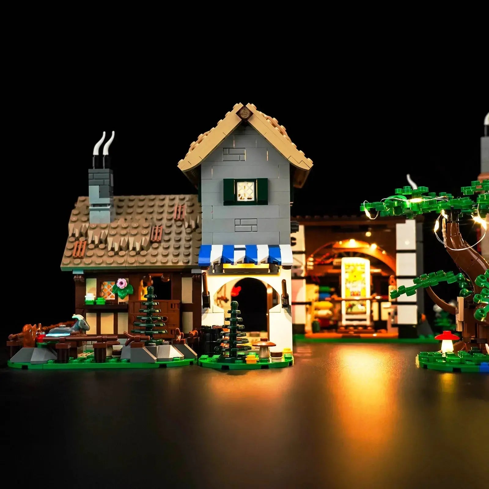 Light Kit for LEGO Icons Medieval Town Square 10332 - Bright My Bricks