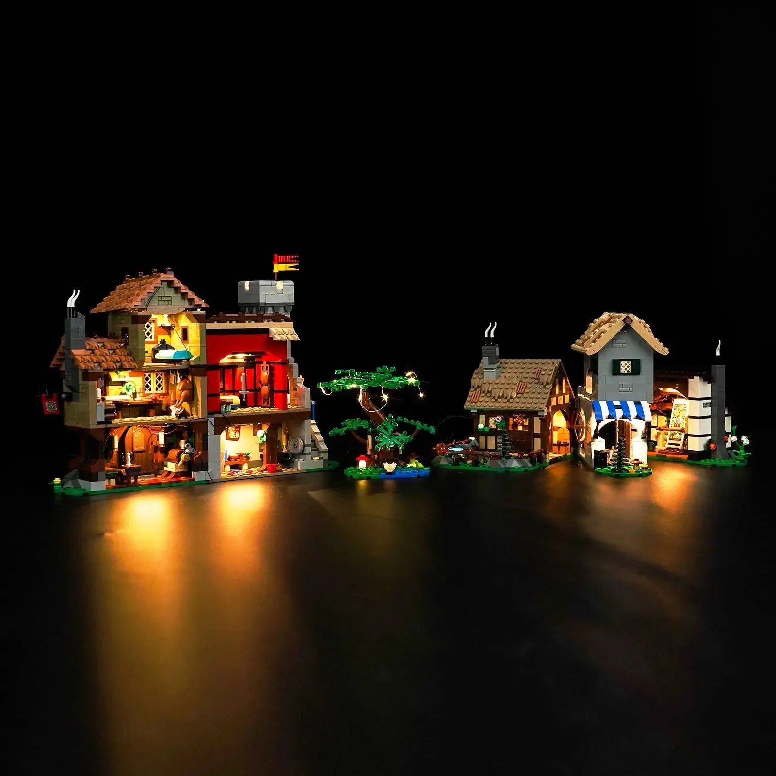 Light Kit for LEGO Icons Medieval Town Square 10332 - Bright My Bricks