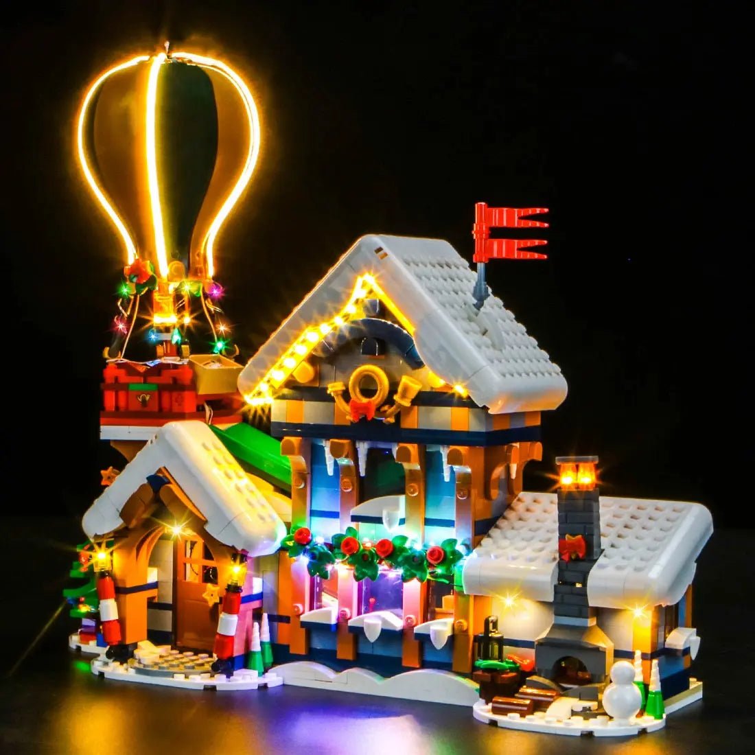 Light Kit for LEGO Icons Santa's Post Office 10339 - Bright My Bricks