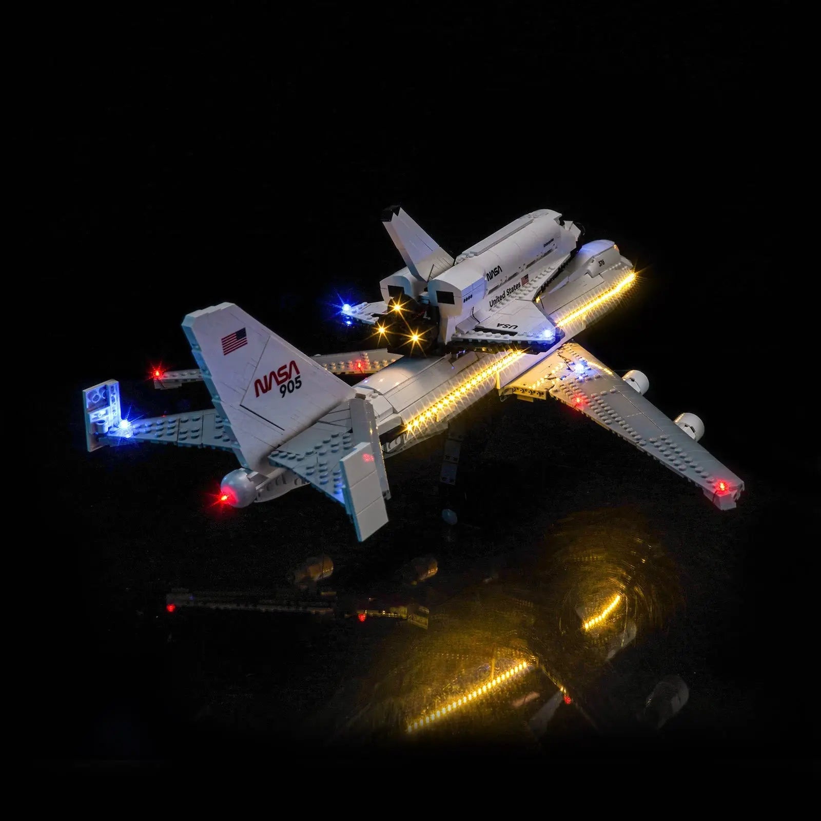 Beleuchtungsset für LEGO® Icons Shuttle-Trägerflugzeug #10360, aktualisiert