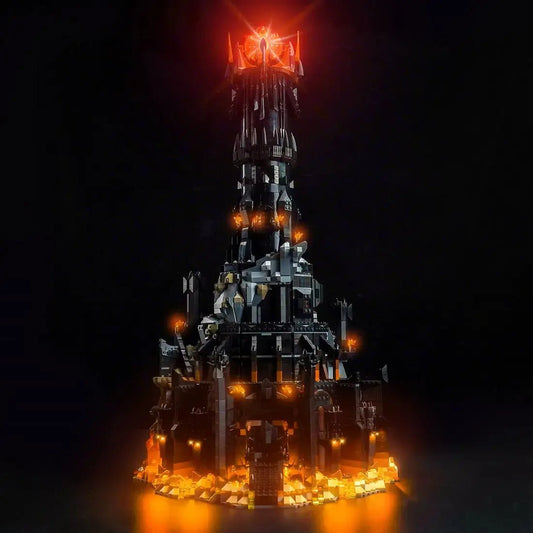 Light Kit for LEGO Icons The Lord of the Rings: Barad - dûr 10333 - Bright My Bricks