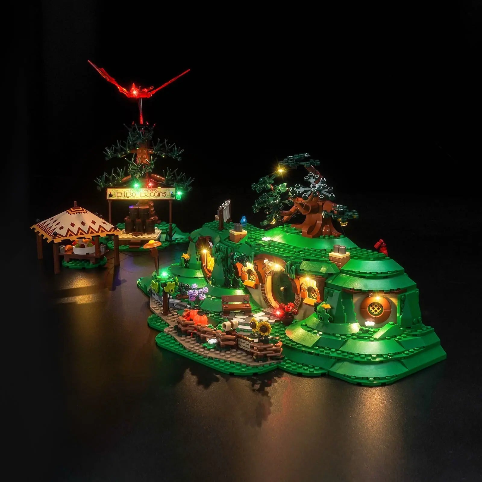 Light Kit for LEGO Icons The Lord of the Rings: The Shire™ 10354 - Bright My Bricks