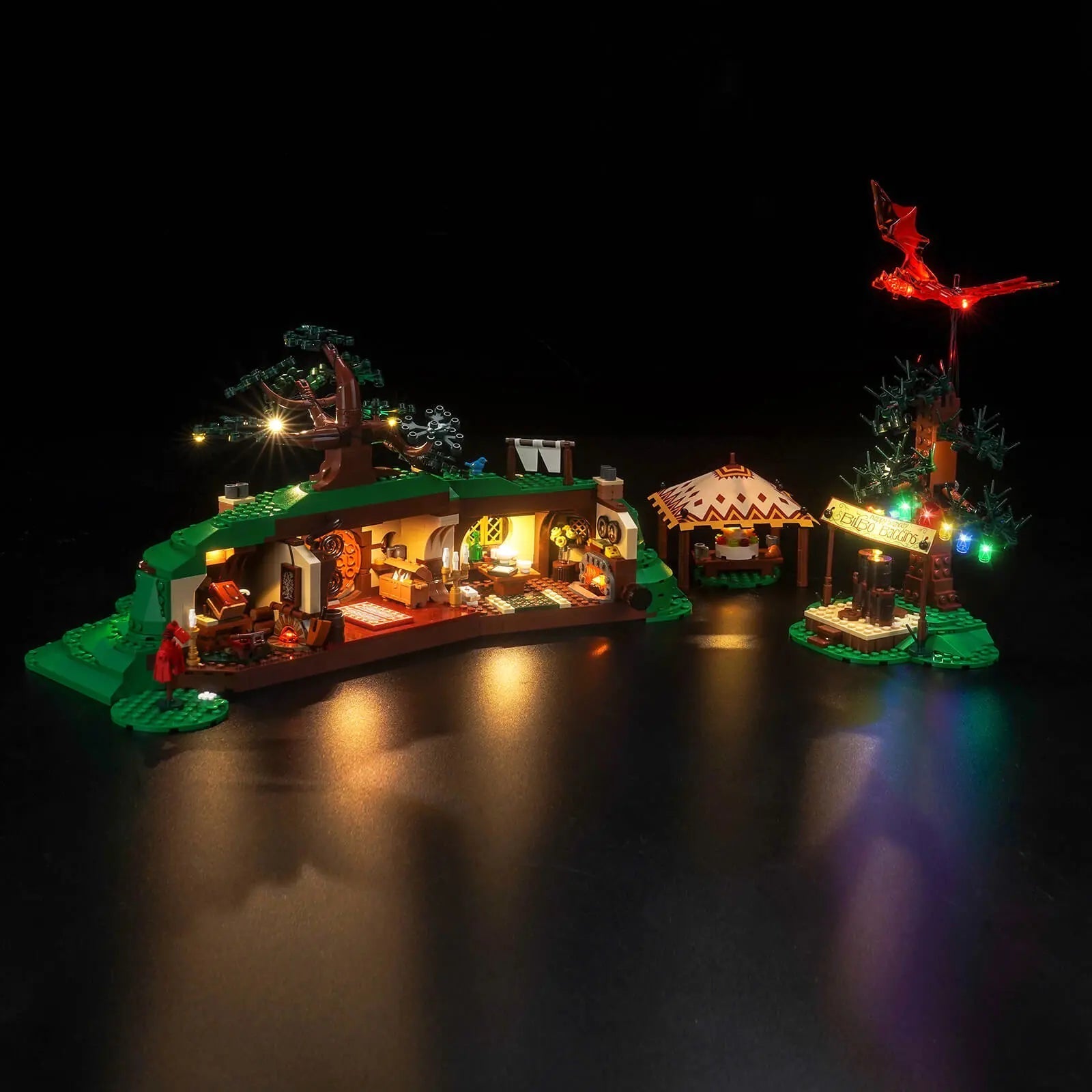 Light Kit for LEGO Icons The Lord of the Rings: The Shire™ 10354 - Bright My Bricks