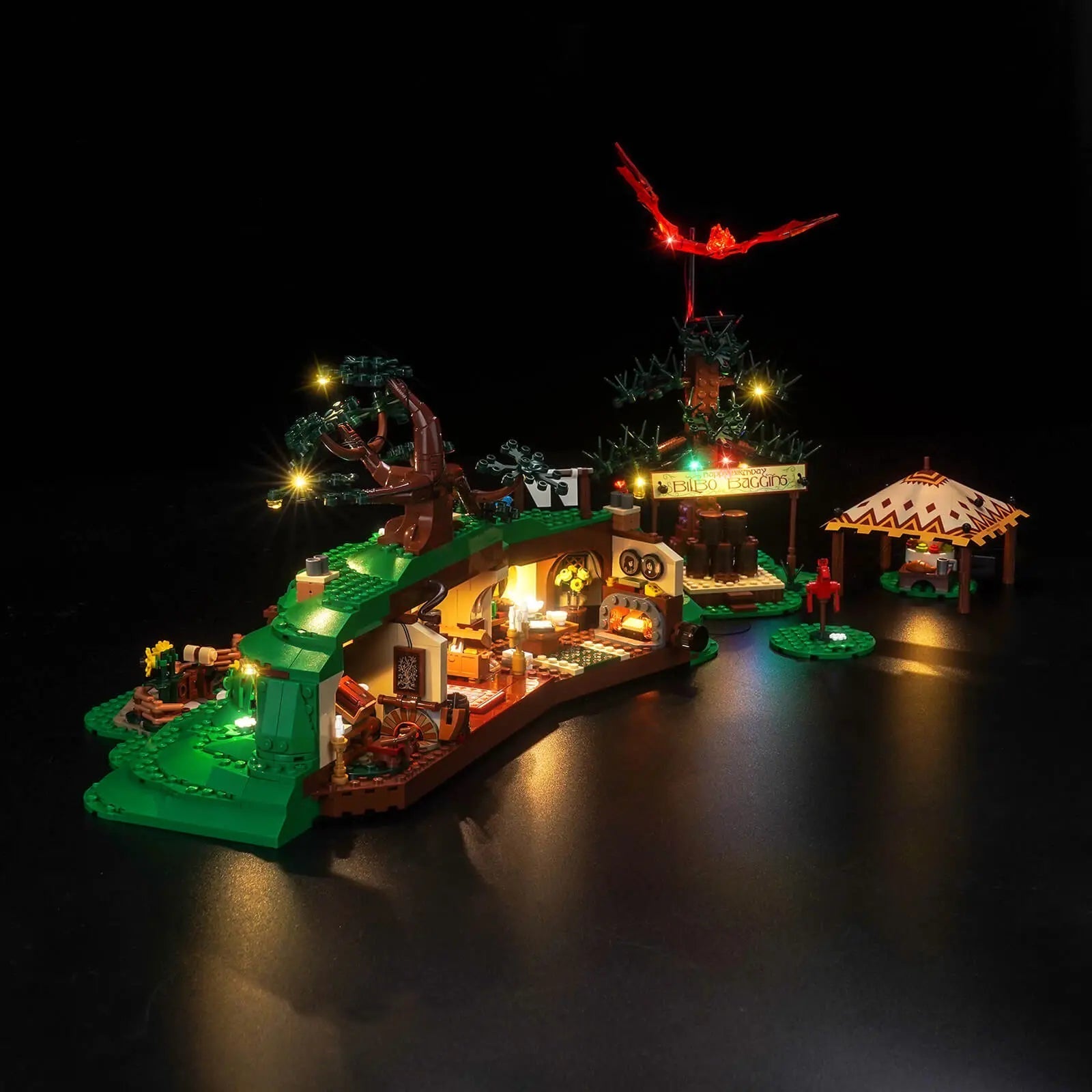 Light Kit for LEGO Icons The Lord of the Rings: The Shire™ 10354 - Bright My Bricks