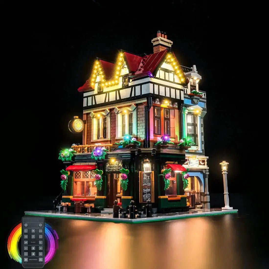 Light Kit for LEGO Icons Tudor Corner 10350 - Bright My Bricks