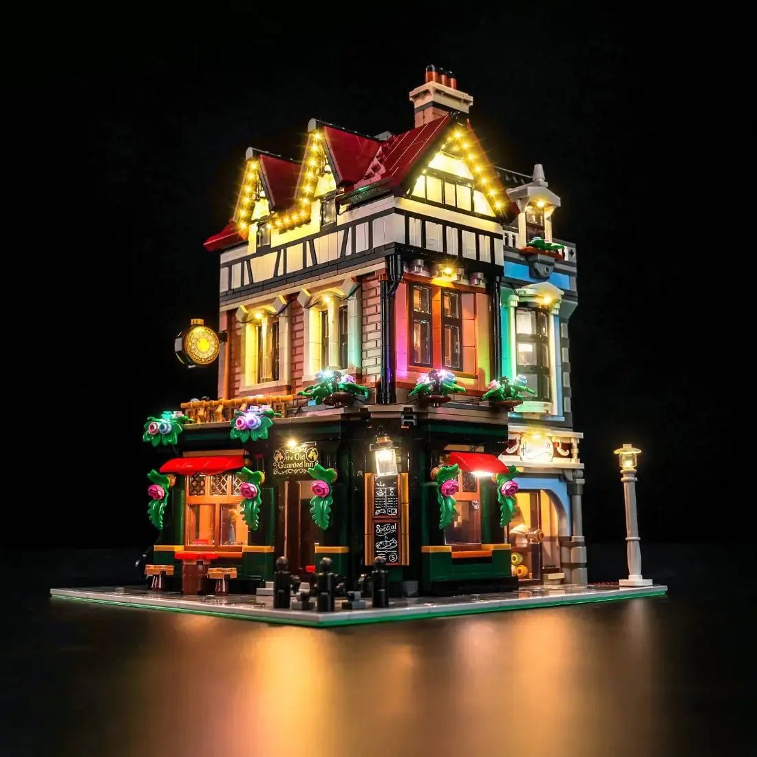Light Kit for LEGO Icons Tudor Corner 10350 - Bright My Bricks