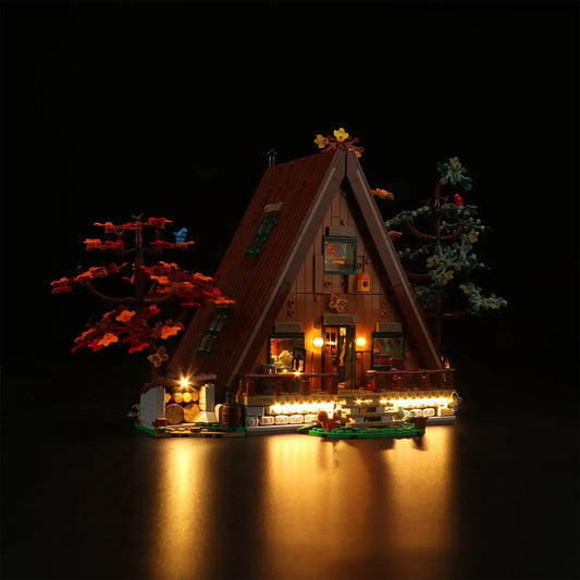 Light Kit for LEGO® Ideas A - Frame Cabin 21338 - Bright My Bricks