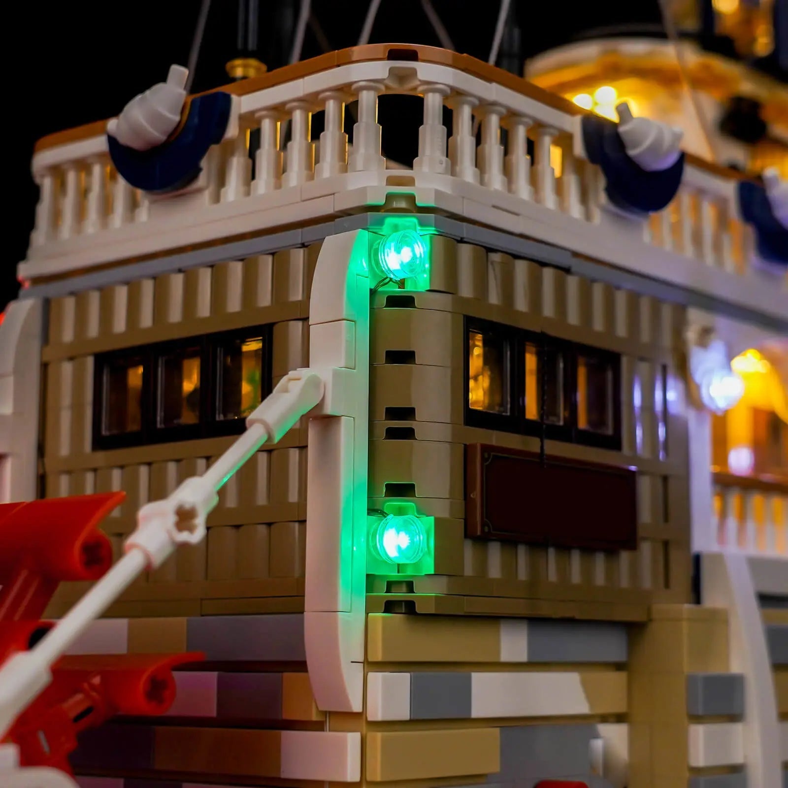 Light Kit for LEGO Ideas River Steamboat – 21356 | Bright My Bricks - Bright My Bricks