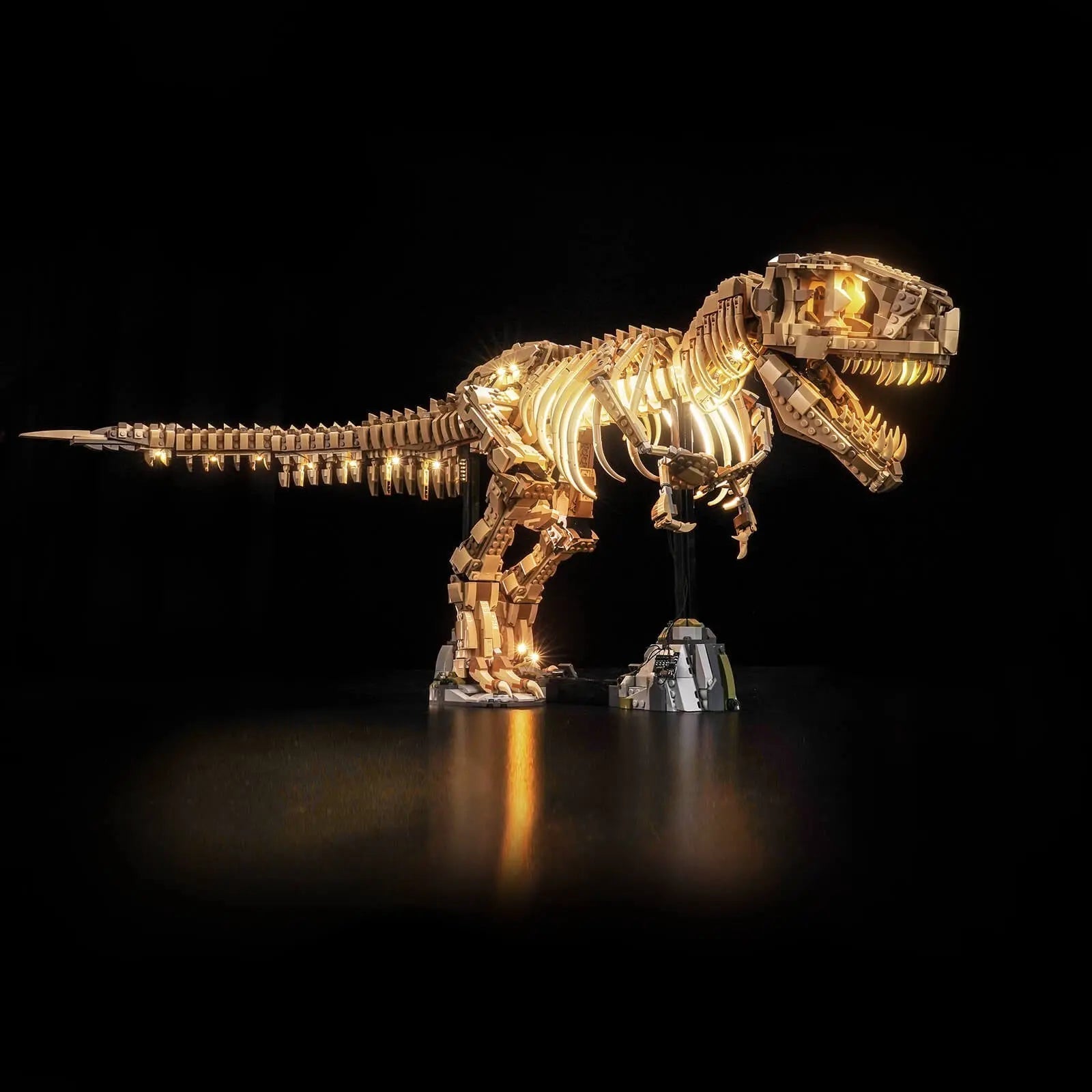 Light Kit for LEGO Jurassic World Dinosaur Fossils: Tyrannosaurus rex 76968 - Bright My Bricks