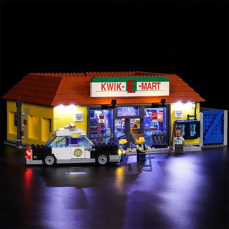 Light Kit for LEGO Kwik - E - Mart 71016 - Bright My Bricks