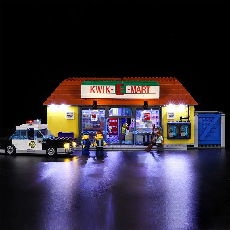 Light Kit for LEGO Kwik - E - Mart 71016 - Bright My Bricks