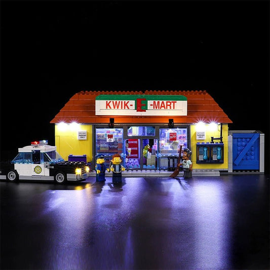 Light Kit for LEGO Kwik - E - Mart 71016 - Bright My Bricks