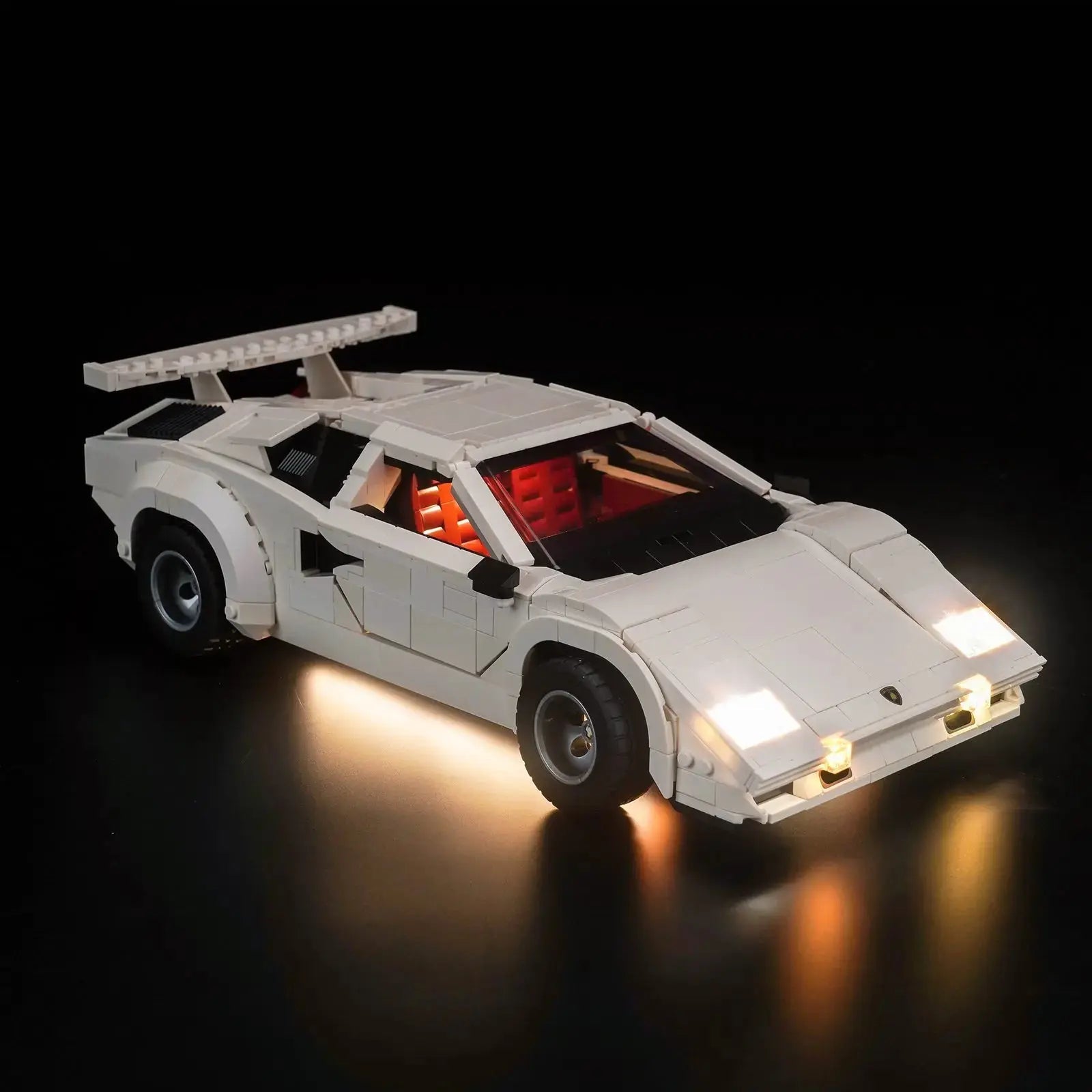 Beleuchtungsset für LEGO® Icons Lamborghini Countach 5000 Quattrovalvole #10337