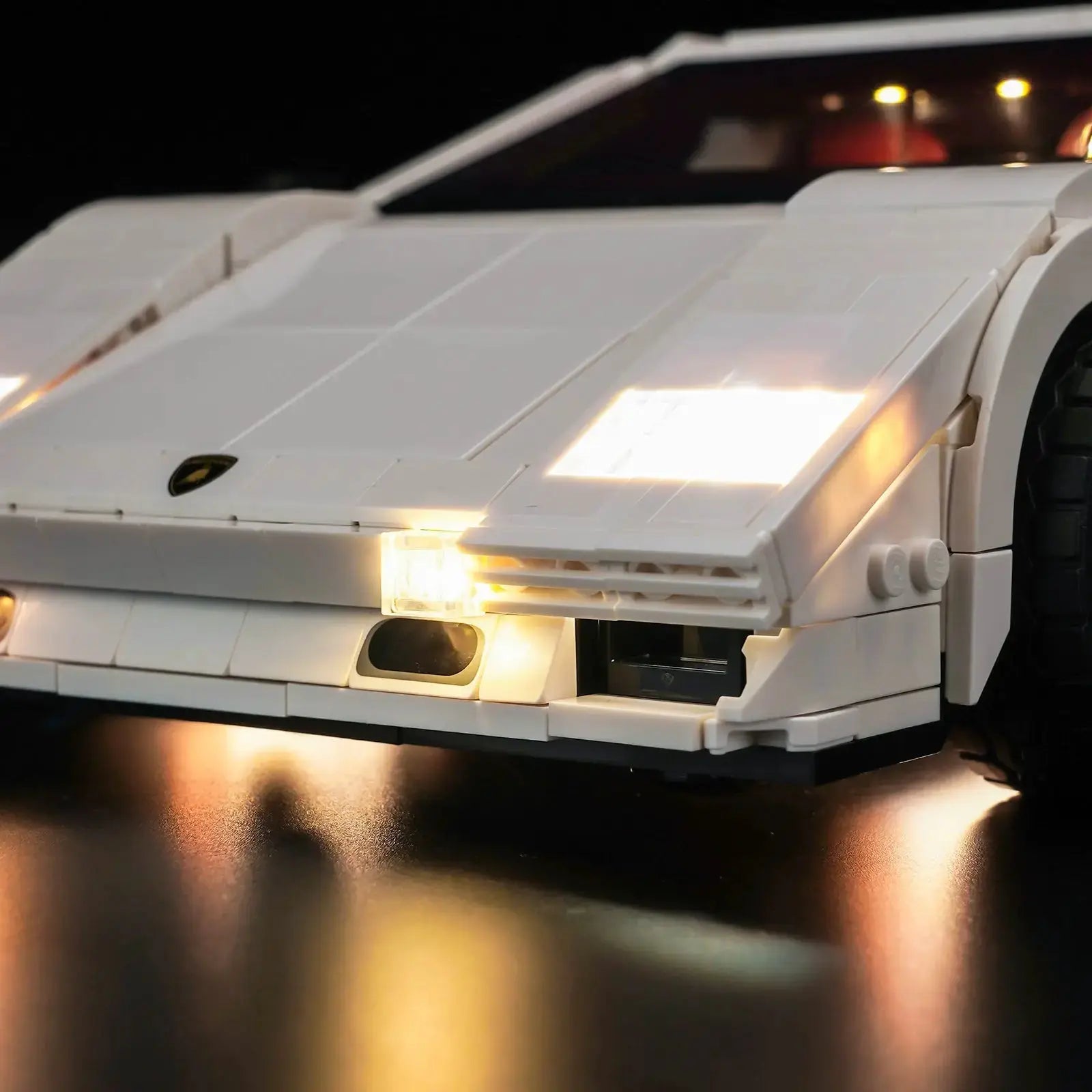 Beleuchtungsset für LEGO® Icons Lamborghini Countach 5000 Quattrovalvole #10337
