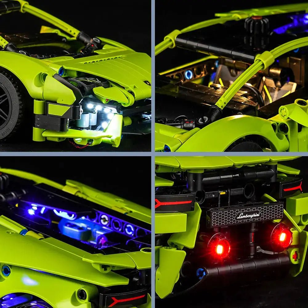Beleuchtungsset für LEGO® Technic Lamborghini Huracán Tecnica #42161