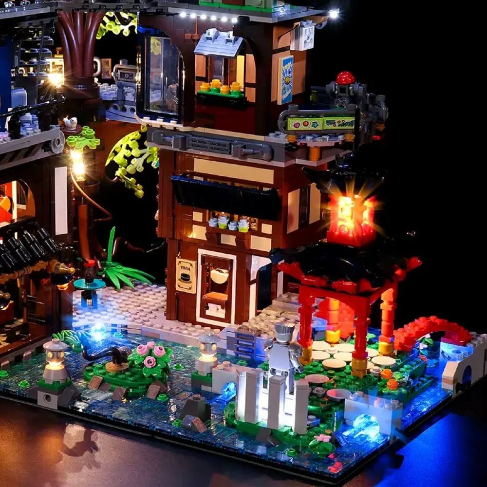 Light Kit for LEGO NINJAGO® City Gardens 71741 - Bright My Bricks