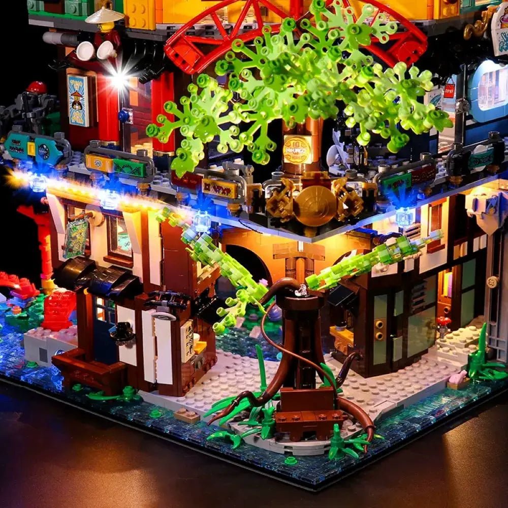 Light Kit for LEGO NINJAGO® City Gardens 71741 - Bright My Bricks