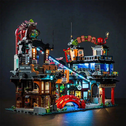Light Kit for LEGO Ninjago City Markets 71799 - Bright My Bricks