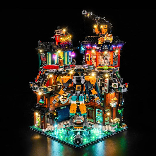 Light Kit for LEGO NINJAGO® City Workshops 71837 - Bright My Bricks