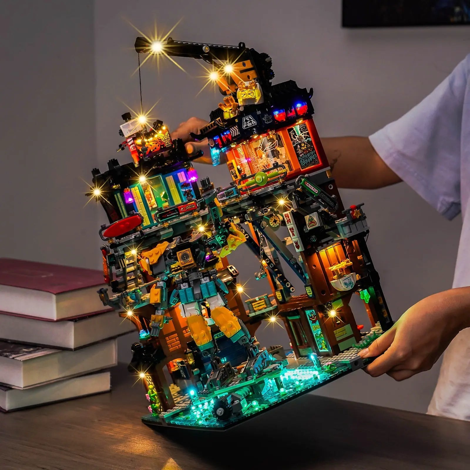 Light Kit for LEGO NINJAGO® City Workshops 71837 - Bright My Bricks